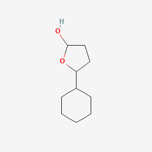molecular formula C10H18O2 B3269933 5-Cyclohexyltetrahydrofuran-2-ol CAS No. 519014-26-7