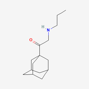 molecular formula C15H25NO B3269941 1-(1-Adamantyl)-2-(propylamino)ethanone CAS No. 519046-32-3