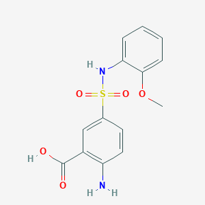 2-amino-5-[(2-methoxyphenyl)sulfamoyl]benzoic Acid