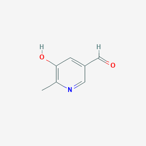 molecular formula C7H7NO2 B3269984 5-Hydroxy-6-methylnicotinaldehyde CAS No. 51947-98-9