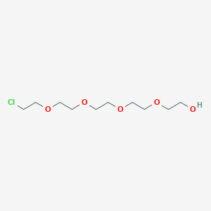 molecular formula C10H21ClO5 B3269991 14-chloro-3,6,9,12-tetraoxatetradecan-1-ol CAS No. 5197-67-1