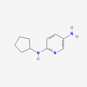 2-N-cyclopentylpyridine-2,5-diamine