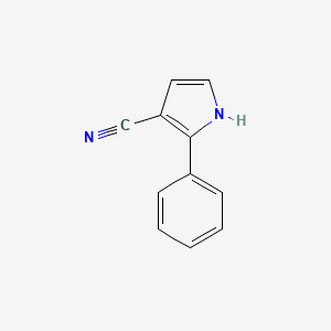 molecular formula C11H8N2 B3270117 2-phenyl-1H-pyrrole-3-carbonitrile CAS No. 52179-70-1