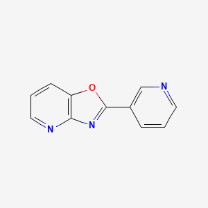 molecular formula C11H7N3O B3270236 2-(Pyridin-3-yl)oxazolo[4,5-b]pyridine CAS No. 52333-48-9