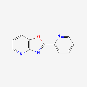 molecular formula C11H7N3O B3270269 2-(Pyridin-2-yl)oxazolo[4,5-b]pyridine CAS No. 52333-71-8