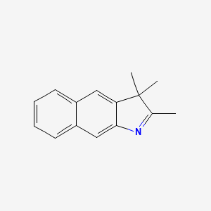 molecular formula C15H15N B3270407 2,3,3-trimethyl-3H-benzo[f]indole CAS No. 52568-84-0