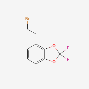 molecular formula C9H7BrF2O2 B3270624 4-(2-bromoethyl)-2,2-difluoro-2H-1,3-benzodioxole CAS No. 531508-36-8
