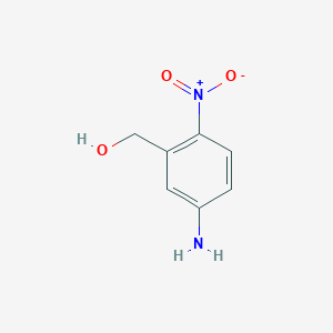 molecular formula C7H8N2O3 B032707 (5-氨基-2-硝基苯基)甲醇 CAS No. 77376-03-5