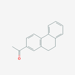 molecular formula C16H14O B3270710 1-(9,10-Dihydrophenanthren-2-yl)ethanone CAS No. 5329-89-5