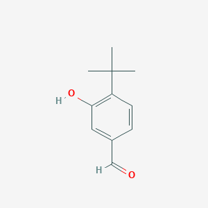 molecular formula C11H14O2 B3270720 4-(Tert-butyl)-3-hydroxybenzaldehyde CAS No. 532966-59-9