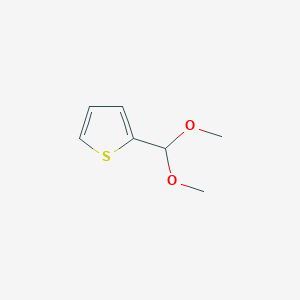 molecular formula C7H10O2S B3270943 2-(Dimethoxymethyl)thiophene CAS No. 5370-67-2