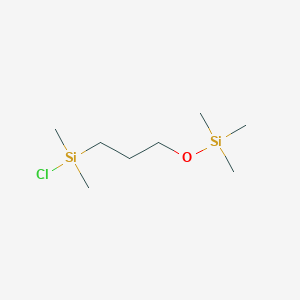 molecular formula C8H21ClOSi2 B3271169 3-(Trimethylsiloxypropyl)dimethylchlorosilane CAS No. 54175-55-2