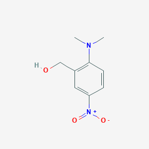 molecular formula C9H12N2O3 B3271267 [2-(Dimethylamino)-5-nitrophenyl]methanol CAS No. 544693-91-6