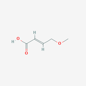 molecular formula C5H8O3 B032713 (E)-4-methoxybut-2-enoic acid CAS No. 63968-74-1