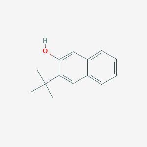 molecular formula C14H16O B3271362 3-(tert-Butyl)naphthalen-2-ol CAS No. 54646-67-2