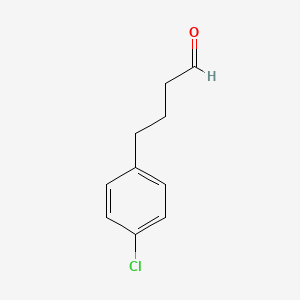 molecular formula C10H11ClO B3271401 4-(4-Chlorophenyl)butanal CAS No. 54784-83-7