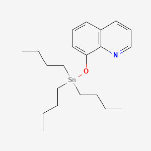 B3271436 8-[(Tributylstannyl)oxy]quinoline CAS No. 5488-45-9