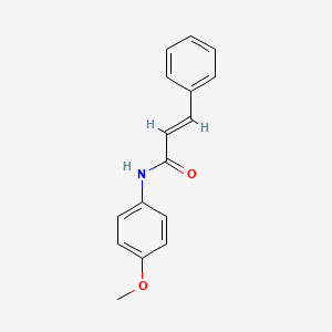 molecular formula C16H15NO2 B3271536 N-(Cinnamoyl)-4-methoxyaniline CAS No. 55044-94-5