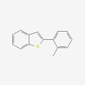 molecular formula C15H12S B3271556 2-(o-Tolyl)benzo[b]thiophene CAS No. 55084-51-0