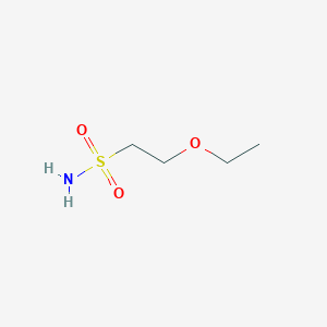 molecular formula C4H11NO3S B3271651 2-Ethoxyethane-1-sulfonamide CAS No. 5521-24-4
