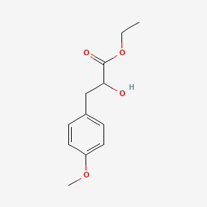 molecular formula C12H16O4 B3271704 Ethyl 2-hydroxy-3-(4-methoxyphenyl)propanoate CAS No. 55301-58-1