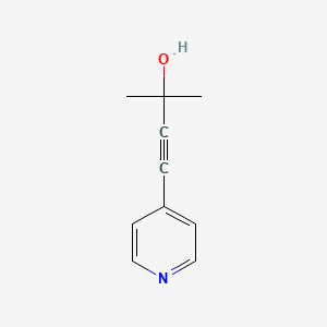 molecular formula C10H11NO B3271758 2-Methyl-4-(pyridin-4-yl)but-3-yn-2-ol CAS No. 55384-91-3