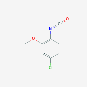 molecular formula C8H6ClNO2 B3271773 4-Chloro-2-methoxyphenyl isocyanate CAS No. 55440-53-4