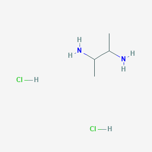molecular formula C4H14Cl2N2 B3271882 Butane-2,3-diamine dihydrochloride CAS No. 55536-62-4