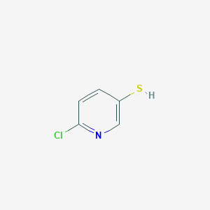 molecular formula C5H4ClNS B3271968 6-Chloropyridine-3-thiol CAS No. 558466-12-9