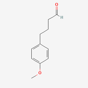 molecular formula C11H14O2 B3272006 4-(4-Methoxyphenyl)butanal CAS No. 56047-51-9