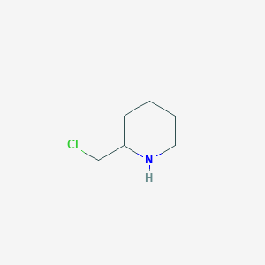 molecular formula C6H12ClN B3272035 2-(Chloromethyl)piperidine CAS No. 56098-50-1