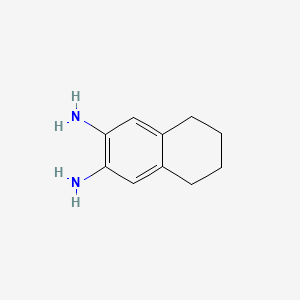 molecular formula C10H14N2 B3272100 5,6,7,8-Tetrahydronaphthalene-2,3-diamine CAS No. 56163-17-8