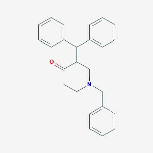 molecular formula C25H25NO B3272157 3-Benzhydryl-1-benzylpiperidin-4-one CAS No. 562838-53-3