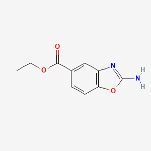 molecular formula C10H10N2O3 B3272172 Ethyl 2-aminobenzo[d]oxazole-5-carboxylate CAS No. 56350-62-0