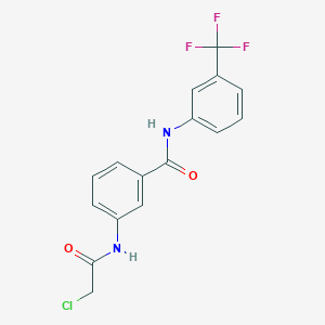 3-(2-Chloro-acetylamino)-N-(3-trifluoromethyl-phenyl)-benzamide