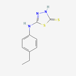 5-[(4-Ethylphenyl)amino]-1,3,4-thiadiazole-2-thiol