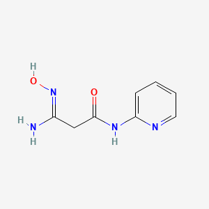 2-(N'-hydroxycarbamimidoyl)-N-(pyridin-2-yl)acetamide