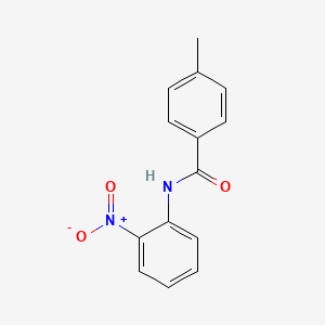 molecular formula C14H12N2O3 B3272384 4-methyl-N-(2-nitrophenyl)benzamide CAS No. 56564-44-4