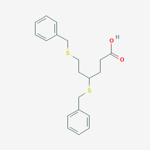 4,6-Bis(benzylthio)hexanoic acid