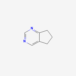 molecular formula C7H8N2 B3272392 6,7-dihydro-5H-cyclopenta[d]pyrimidine CAS No. 5661-00-7