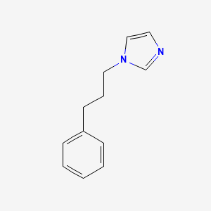 molecular formula C12H14N2 B3272405 1-(3-phenylpropyl)-1H-imidazole CAS No. 56643-92-6