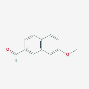 molecular formula C12H10O2 B3272410 7-Methoxy-2-naphthaldehyde CAS No. 5665-23-6