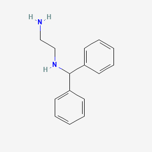 molecular formula C15H18N2 B3272411 (2-Aminoethyl)(diphenylmethyl)amine CAS No. 56655-17-5