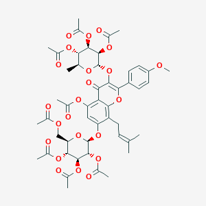 molecular formula C49H56O23 B3272455 Lcariin CAS No. 56692-02-5