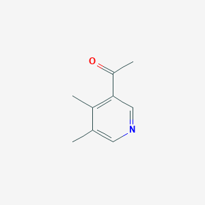 molecular formula C9H11NO B3272484 1-(4,5-Dimethylpyridin-3-YL)ethanone CAS No. 56704-28-0