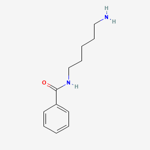 molecular formula C12H18N2O B3272572 N-(5-aminopentyl)benzamide CAS No. 5692-29-5