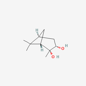 molecular formula C10H18O2 B3272656 (1S,2R,3S,5S)-2,6,6-Trimethylbicyclo[3.1.1]heptane-2,3-diol CAS No. 57089-71-1
