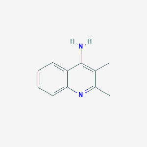 molecular formula C11H12N2 B3272697 2,3-Dimethylquinolin-4-amine CAS No. 57165-81-8