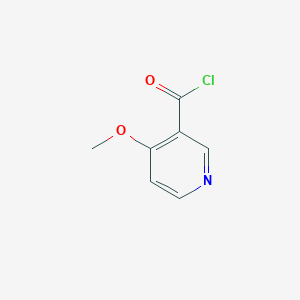 molecular formula C7H6ClNO2 B3272935 4-Methoxypyridine-3-carbonyl chloride CAS No. 57658-52-3