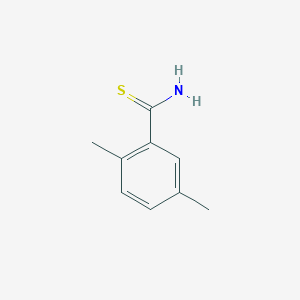 molecular formula C9H11NS B3273013 2,5-Dimethylbenzothioamide CAS No. 57774-78-4
